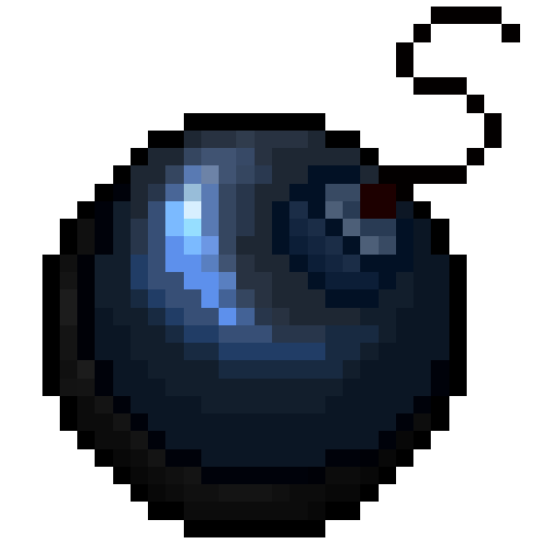 Cannon Ball Pixel Icon