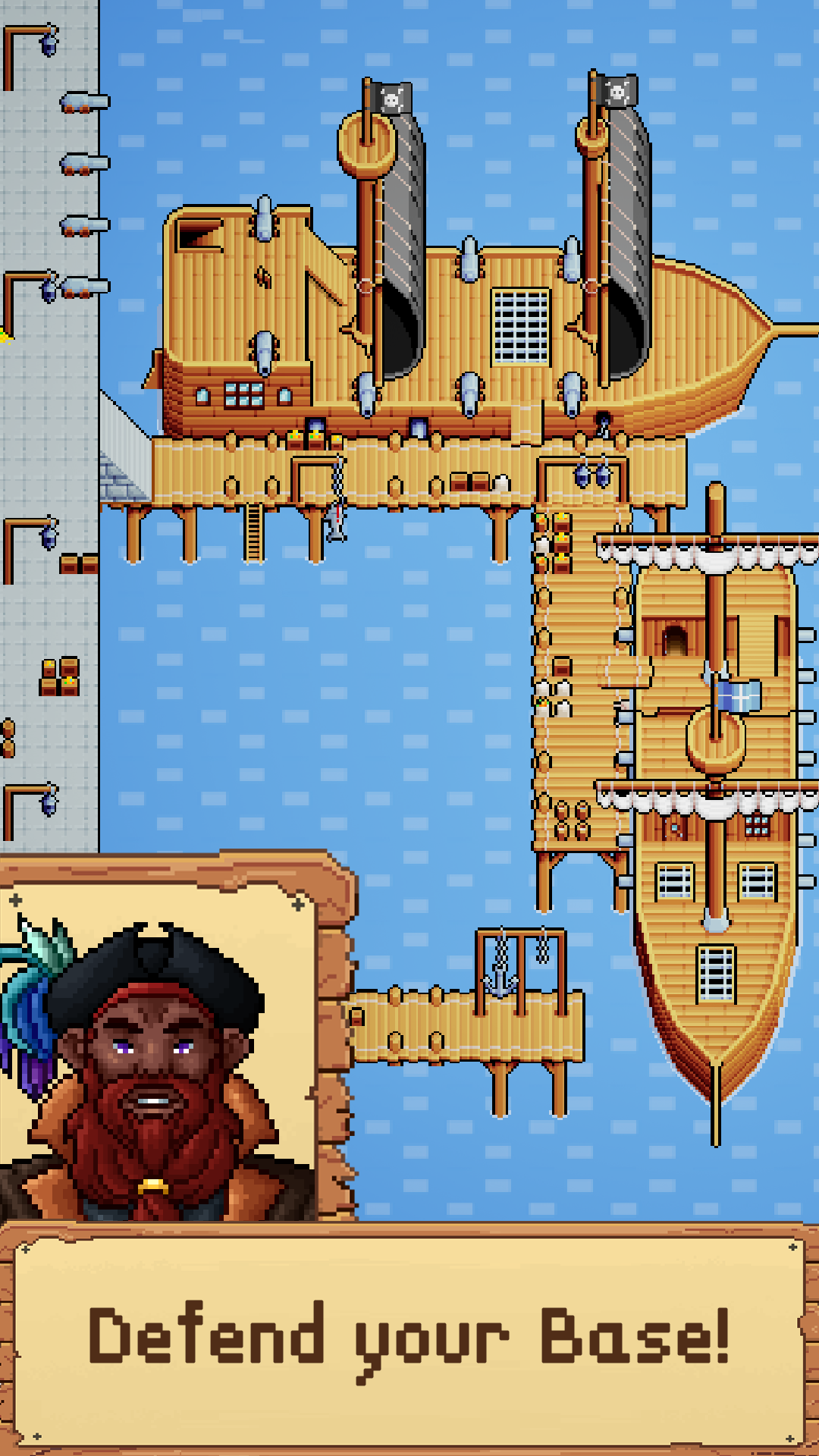 Pirates Match Screenshot Defend Pirate Base